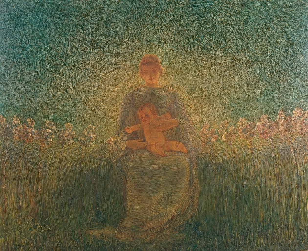 Madonna des lys - Gaetano Previati