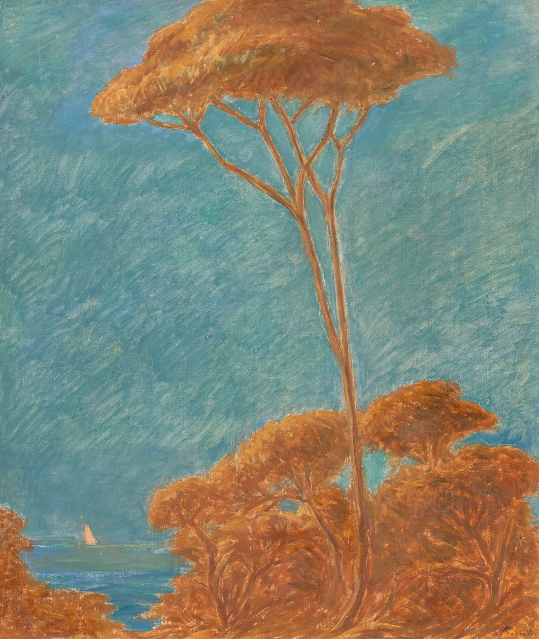 Pino en Ligurie - Gaetano Previati