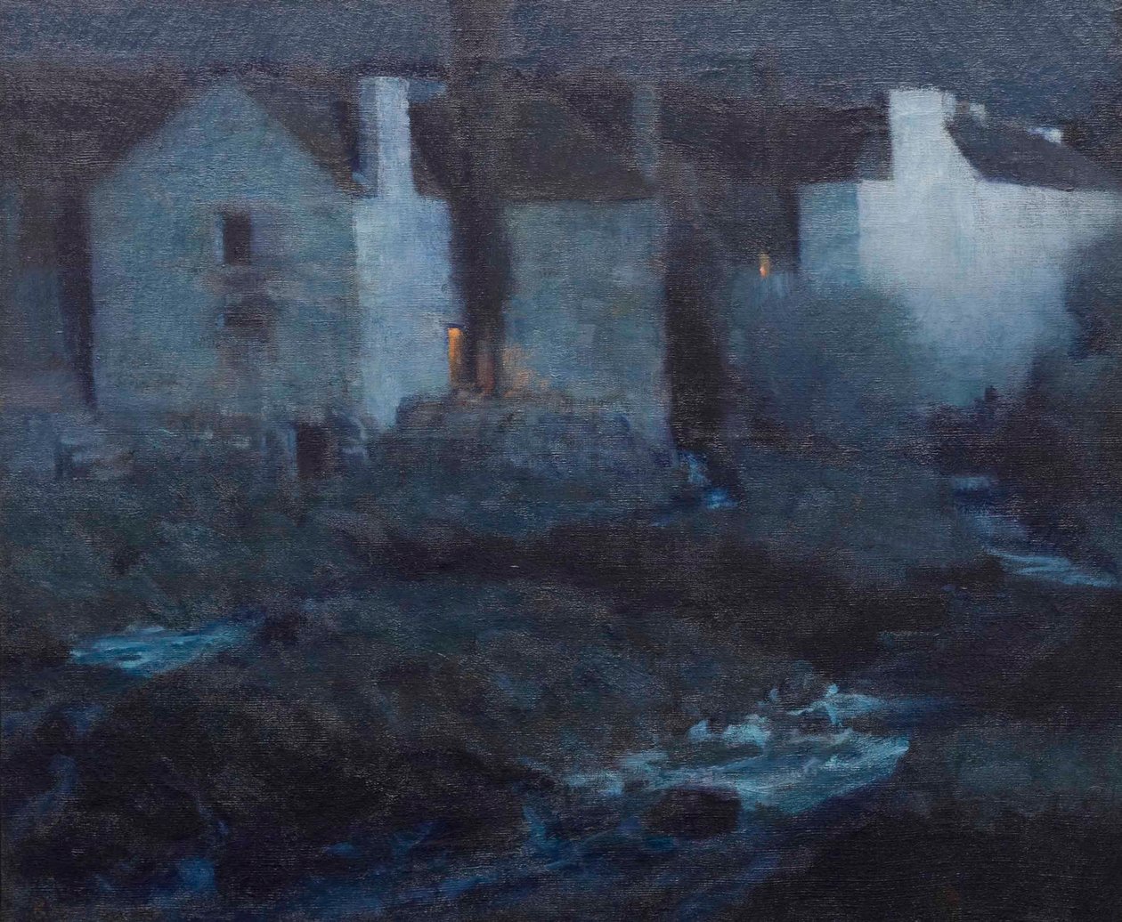 Clair de lune, moulins à Pont Aven, vers 1900 - Gaines Ruger Donoho