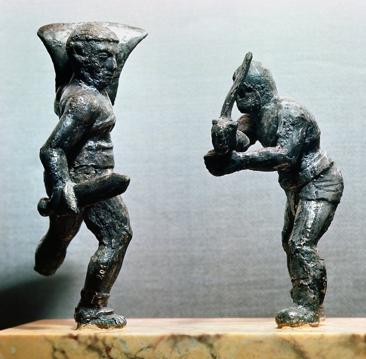 Deux gladiateurs en combat - Gallo Roman