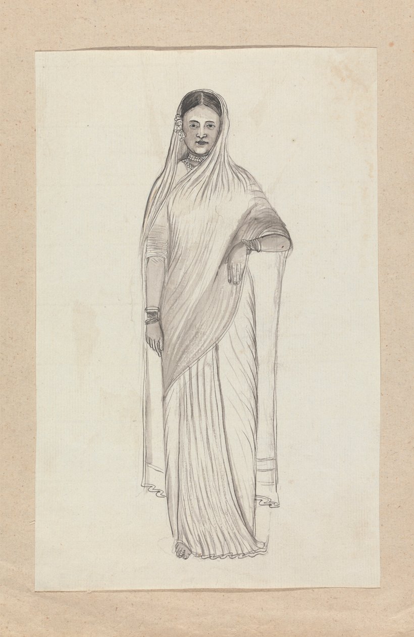 Femme indienne - Gangaram Chintaman Tambat