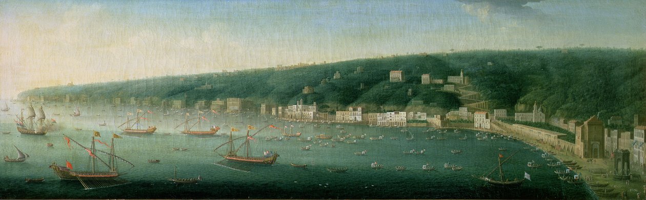 Vue de Naples depuis l
