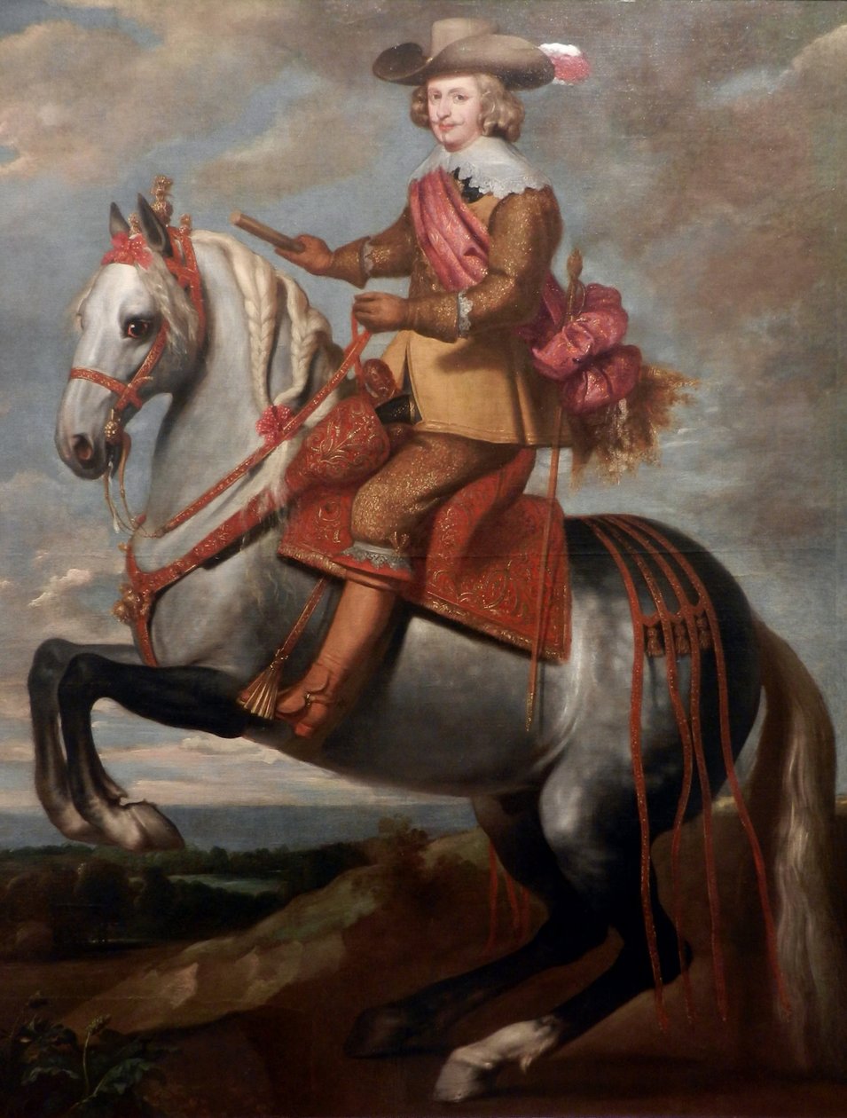 Peinture équestre de l