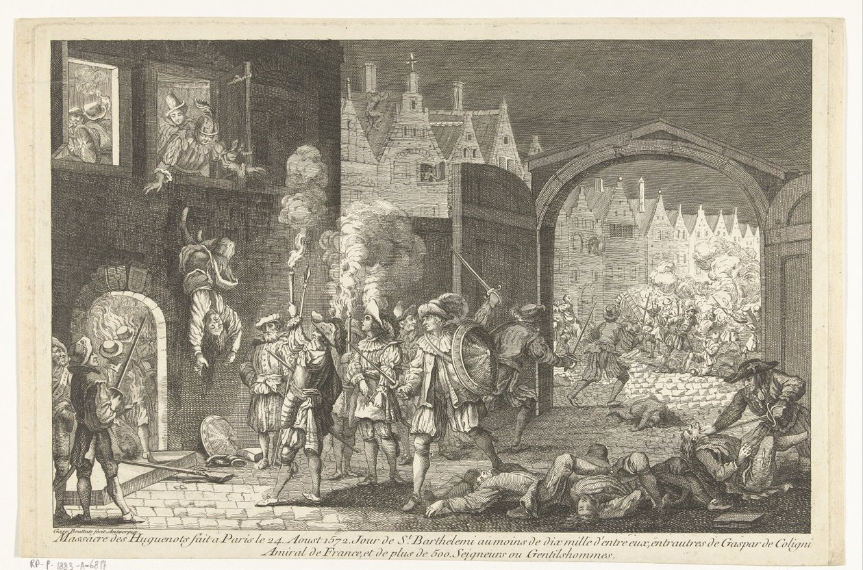 Nuit de la Saint-Barthélemy, 1572 - Gaspar Bouttats