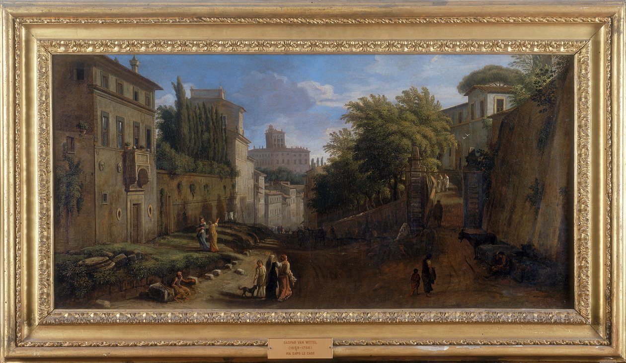 Via Capo le Case - Gaspar van Wittel