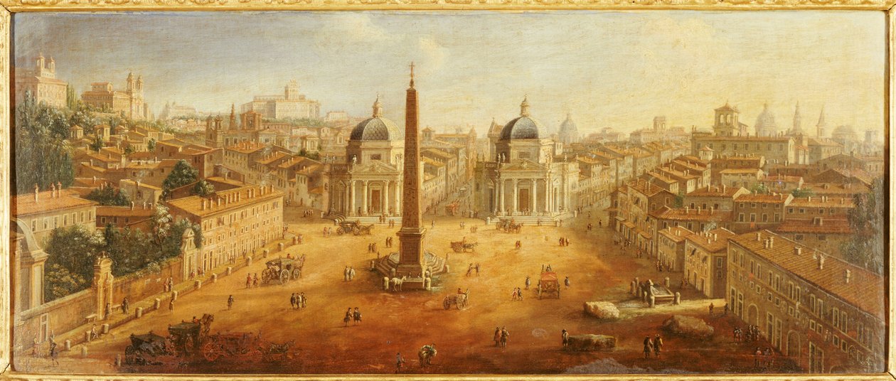 Piazza del Popolo, Rome - Gaspar van Wittel