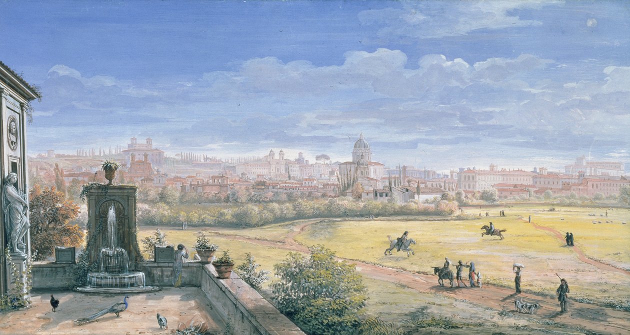 Vue de Rome - Gaspar van Wittel