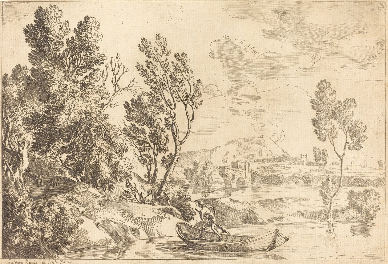 Paysage romain - Gaspard Dughet