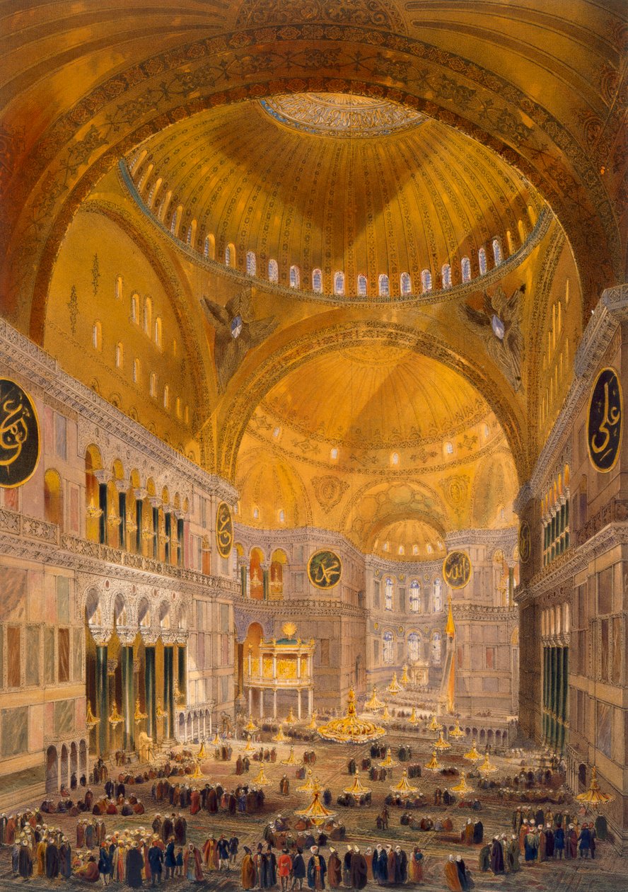 Hagia Sophia, Constantinople, 1852 - Gaspard Fossati