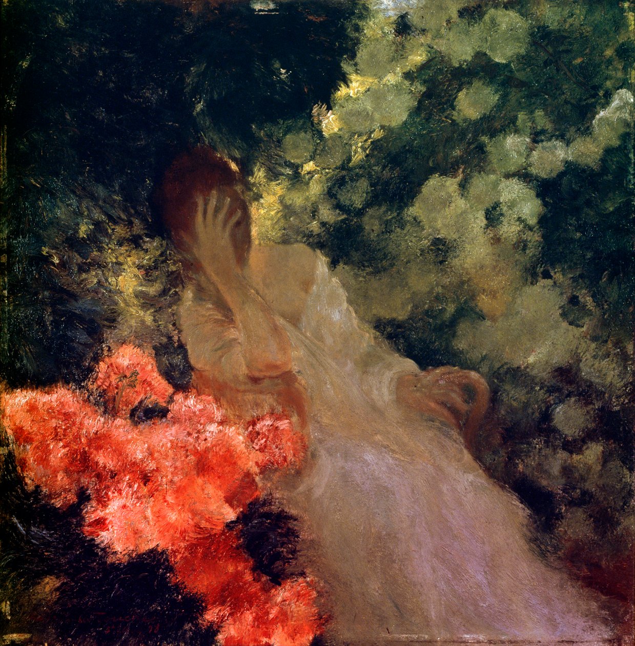 Dans le jardin, 1898 - Gaston de Latouche