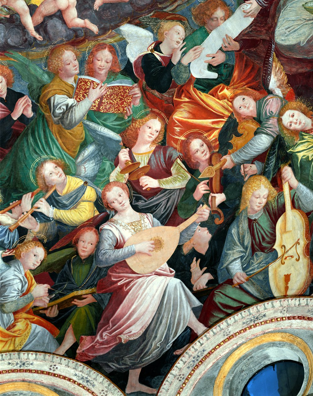 Le Concert des Anges, 1534-36 (détail) - Gaudenzio Ferrari