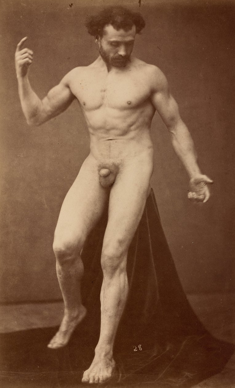 Étude de nu, années 1870 (photo) - Gaudenzio Marconi