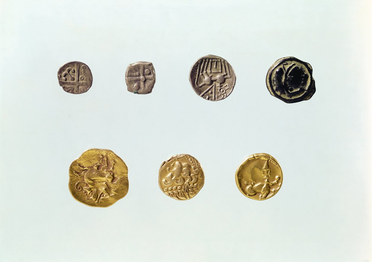 Pièces gauloises, c.750-0 av. J.-C. (or et argent) - Gaulish
