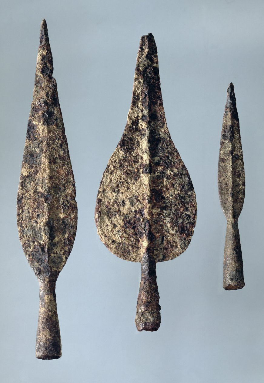 Têtes de lance et de javelot, 475-300 av. J.-C. - Gaulish