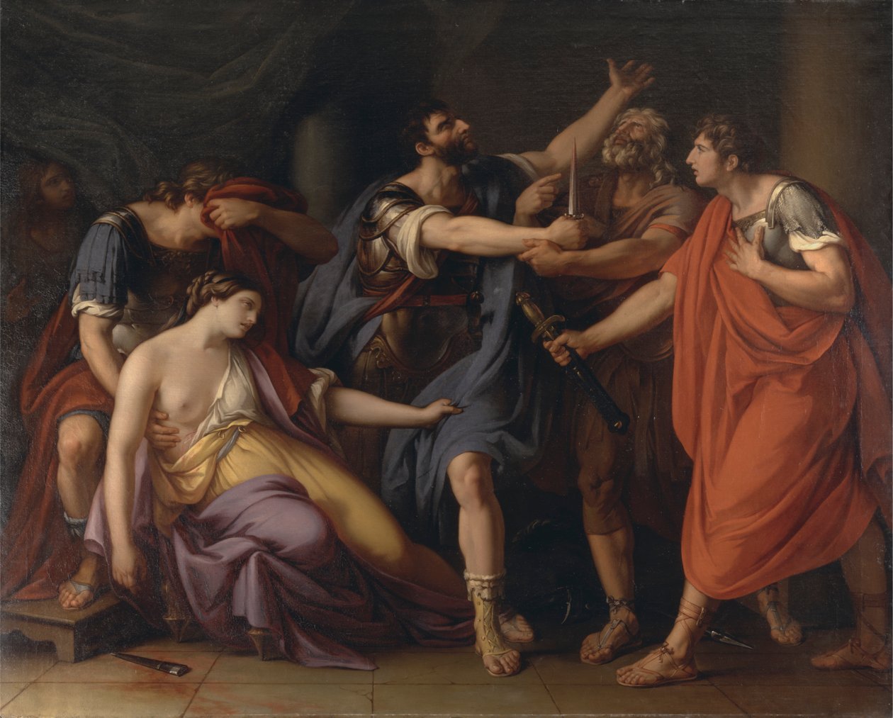 La mort de Lucrèce - Gavin Hamilton