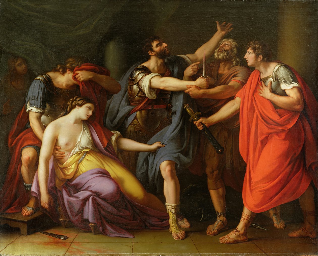 La Mort de Lucrèce - Gavin Hamilton