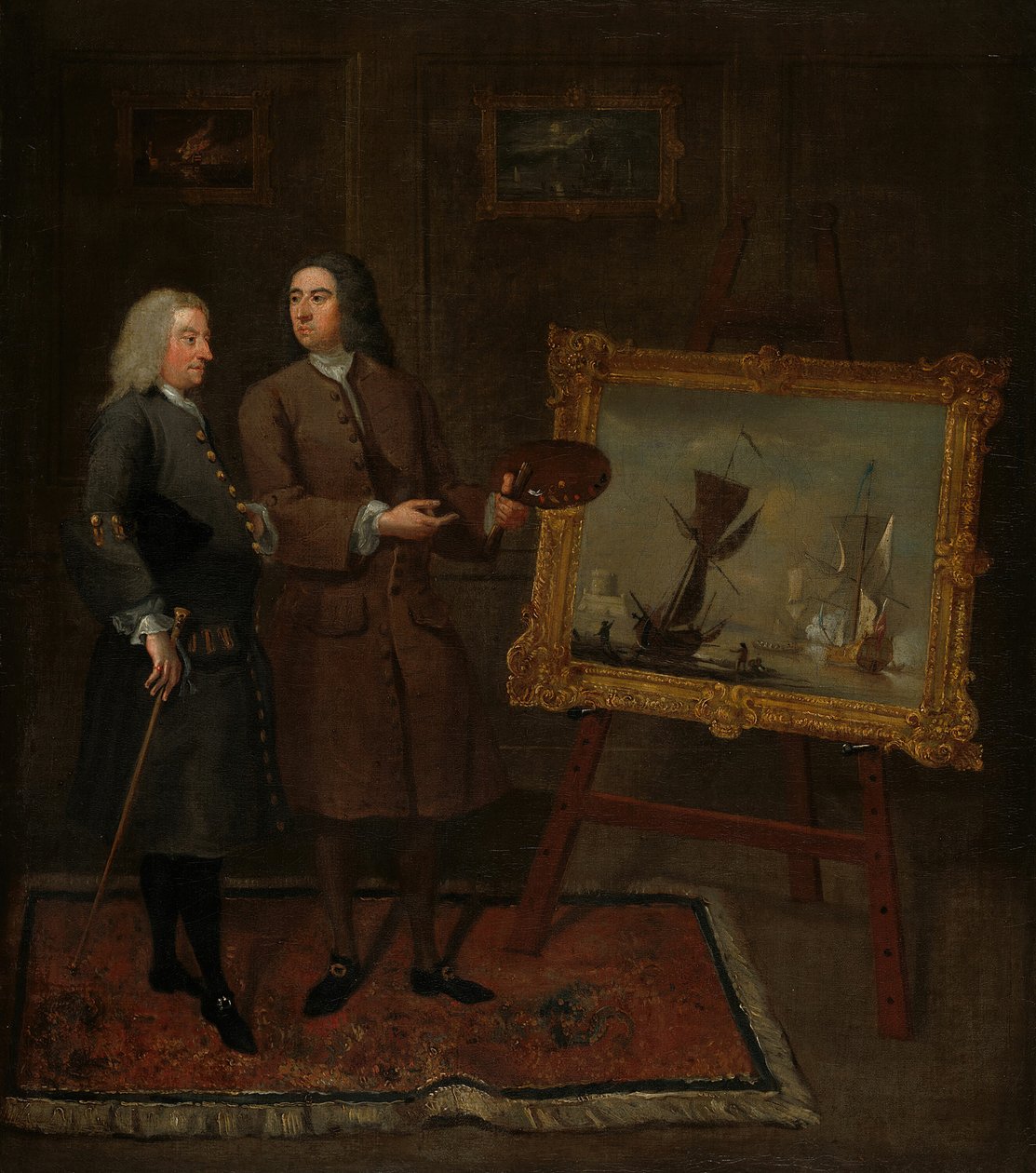 Thomas Walker et Peter Monamy, vers 1735 - Gawen Hamilton