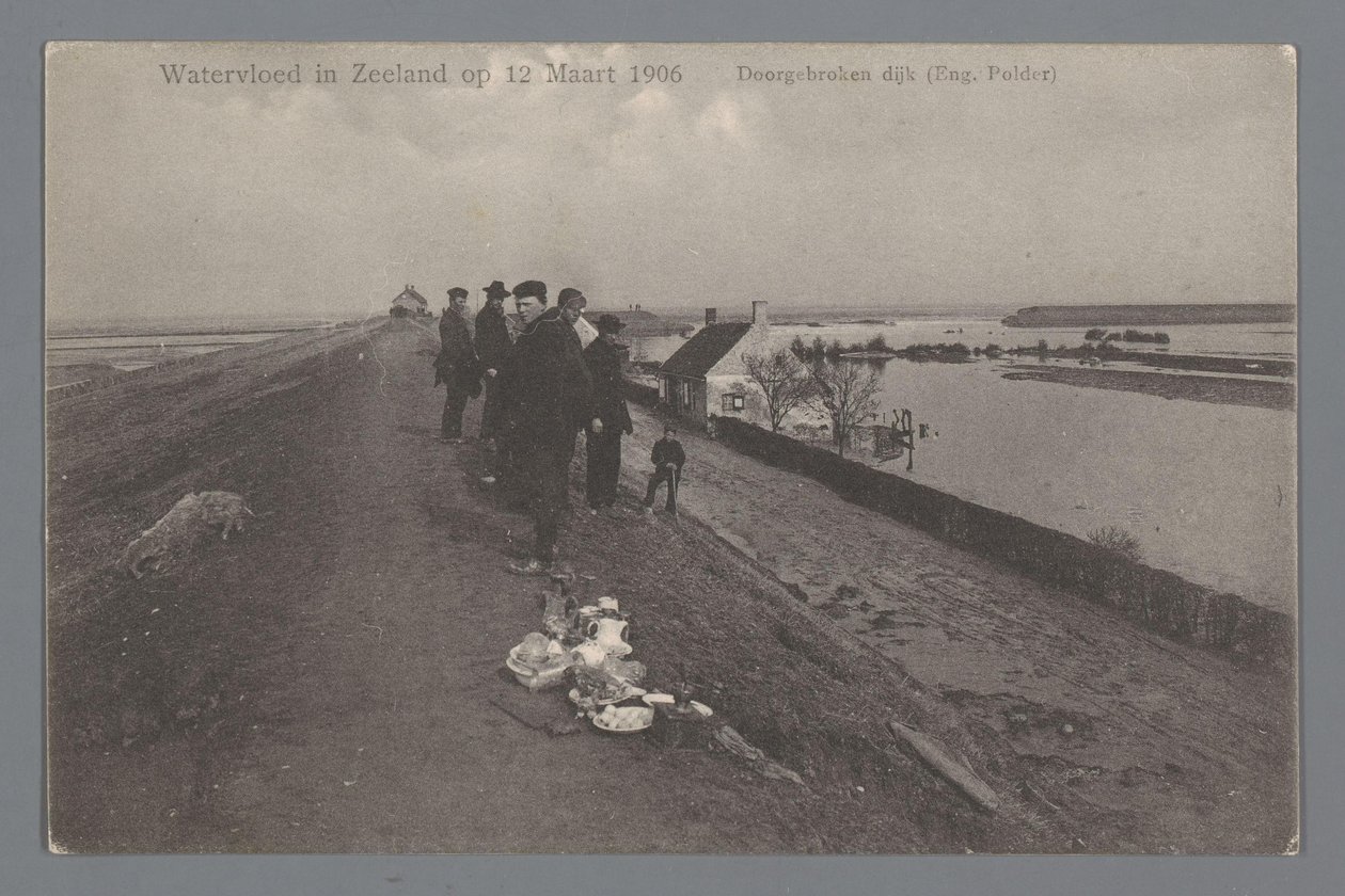 Inondation en Zélande - Gebroeders van Straaten