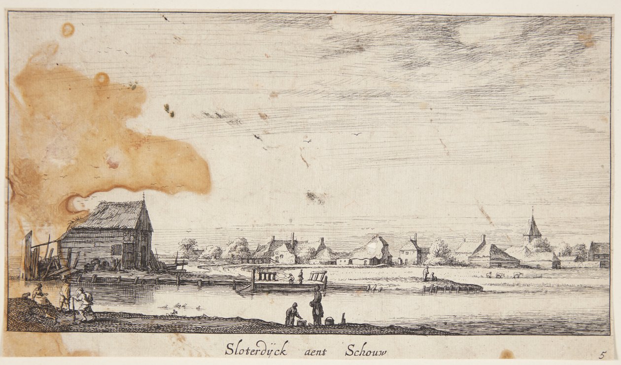 Vue à Sloterdijk - Geertruyt Roghman