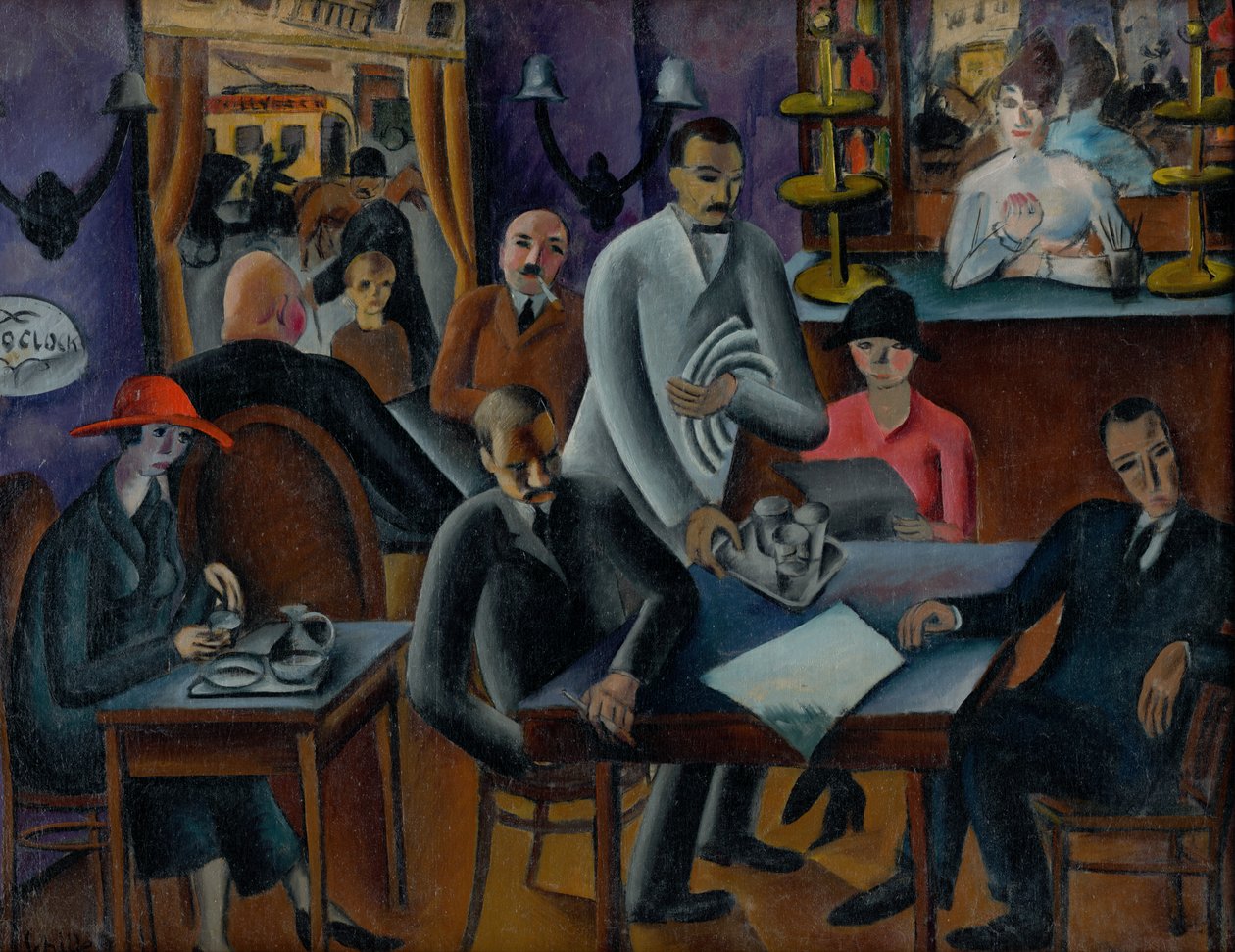 Au café - Gejza Schiller