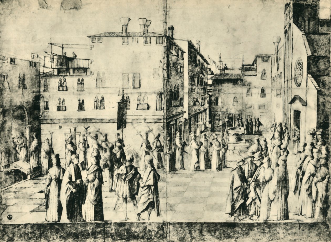 Procession à Venise, milieu-fin du XVe siècle, 1943 - Gentile Bellini