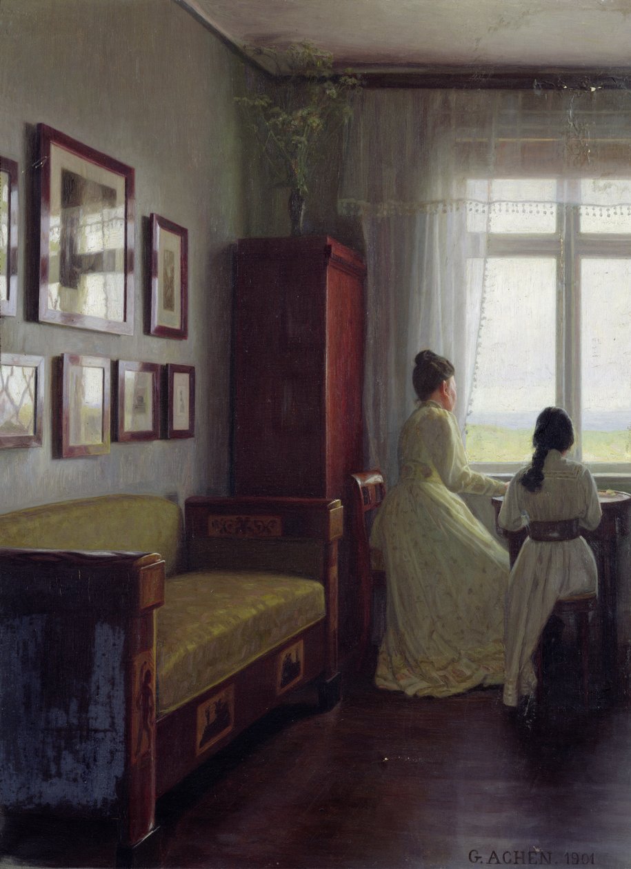 Intérieur, 1901 - Georg Nicolai Achen