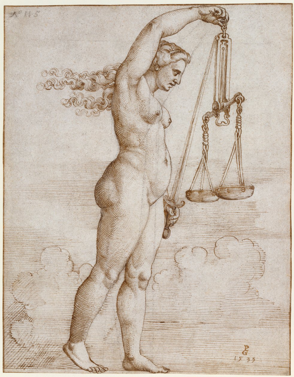 Allégorie de la justice - Georg Pencz
