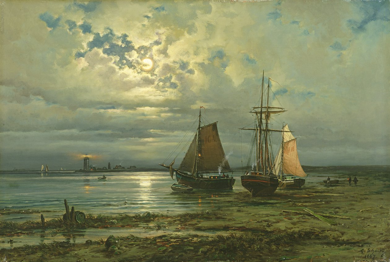 Neuwerk au clair de lune - Georg Schmitz