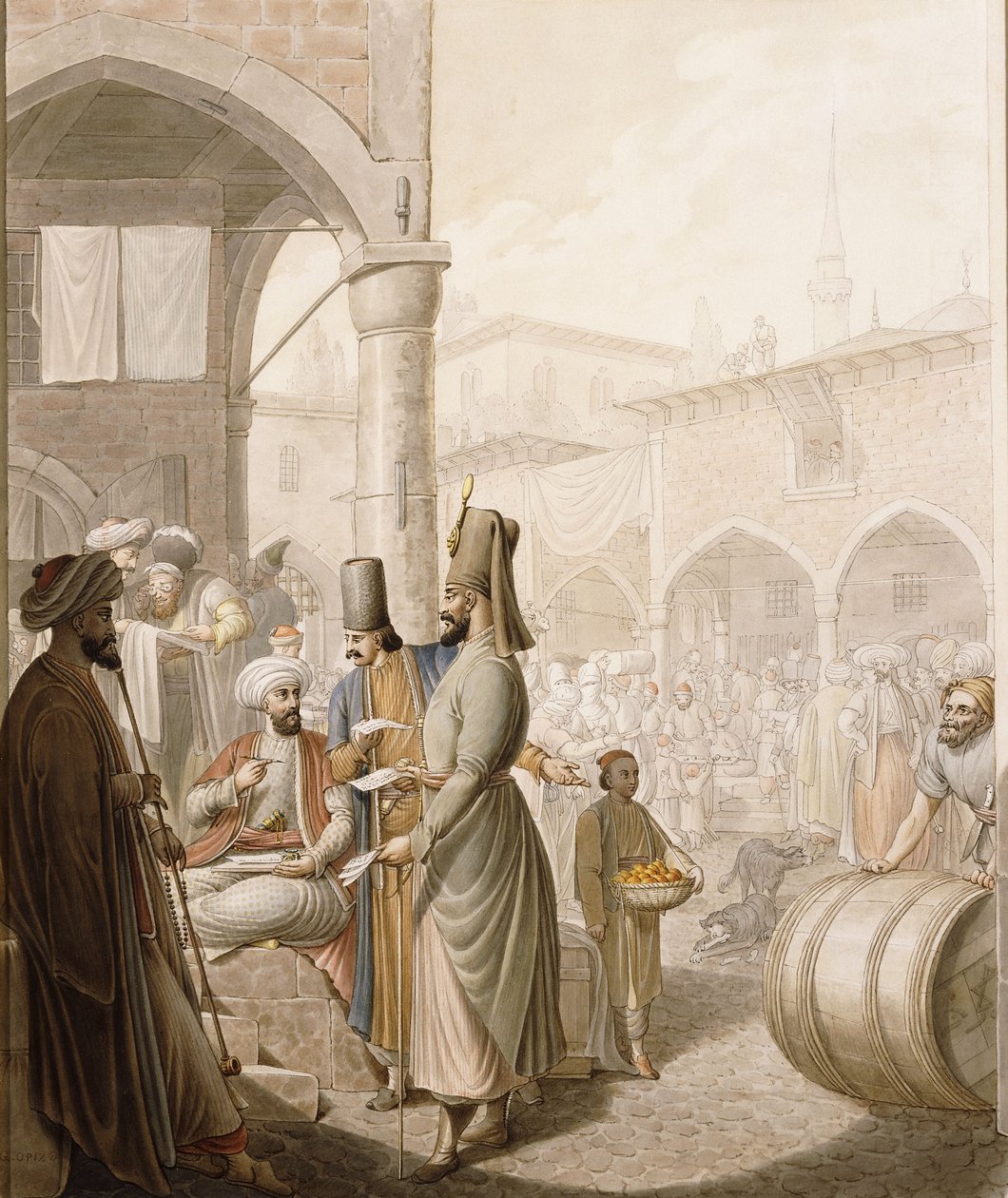Au bazar - Georg Emanuel Opitz