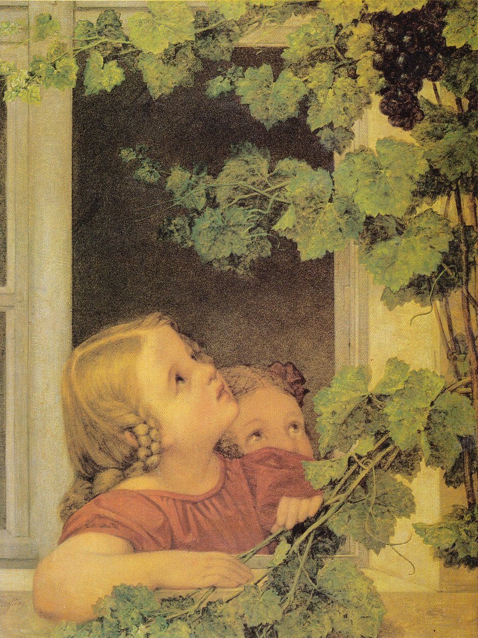 Enfants à la fenêtre - Georg Friedrich Kersting