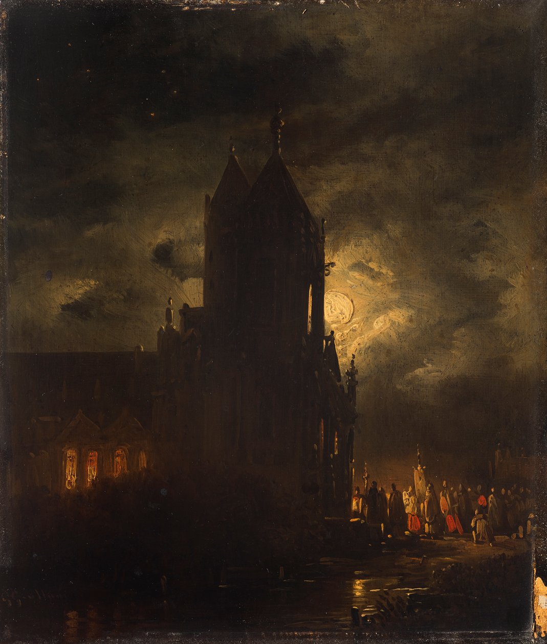 Procession nocturne - Georg Gillis van Haanen