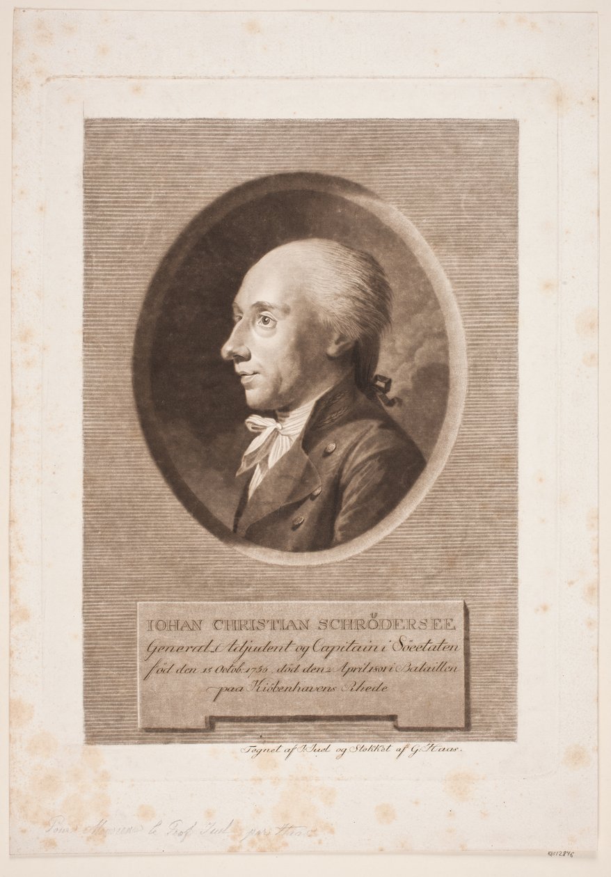 Officier de marine J. C. Schrødersee - Georg Haas