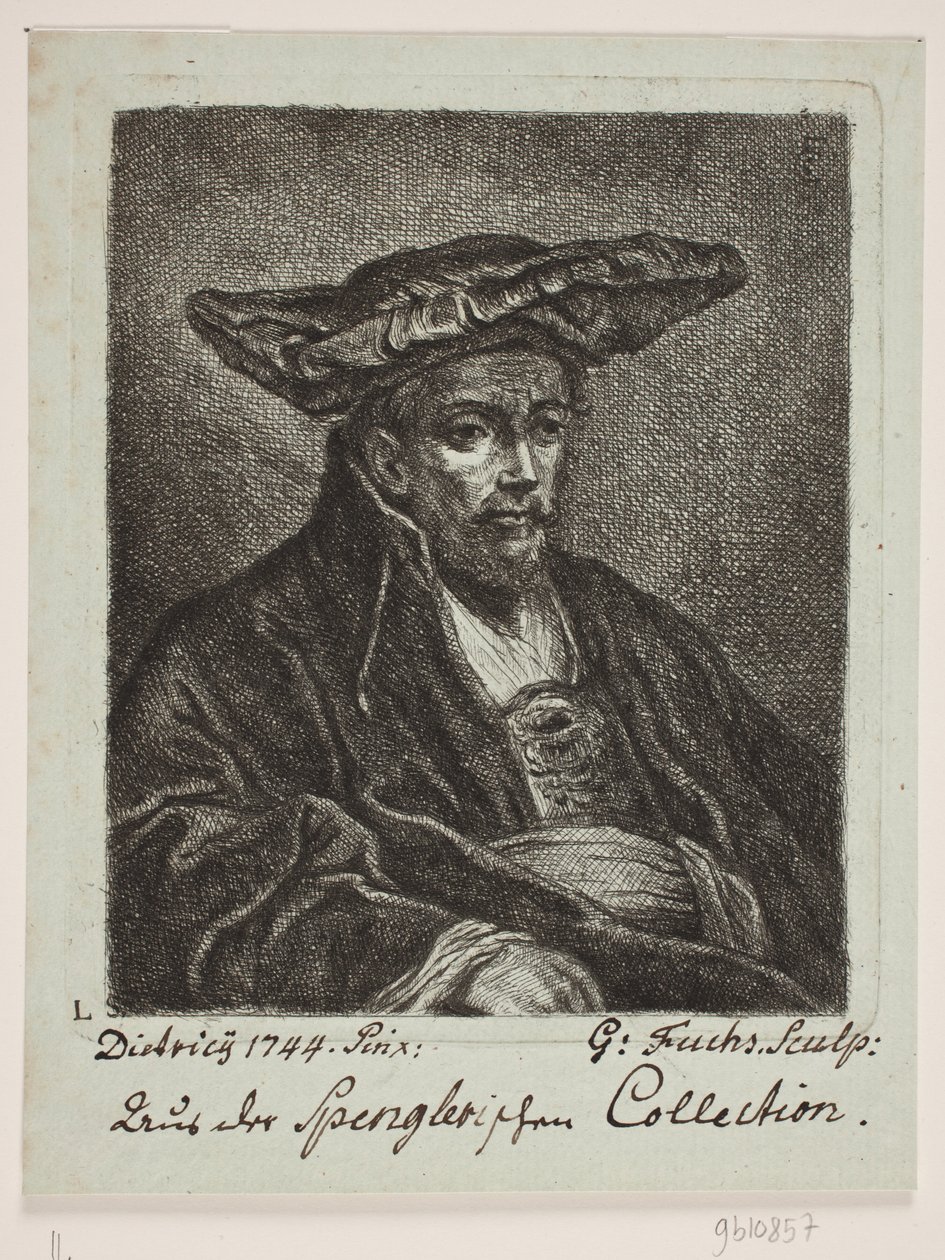 Un homme avec un béret - Georg Mathias Fuchs