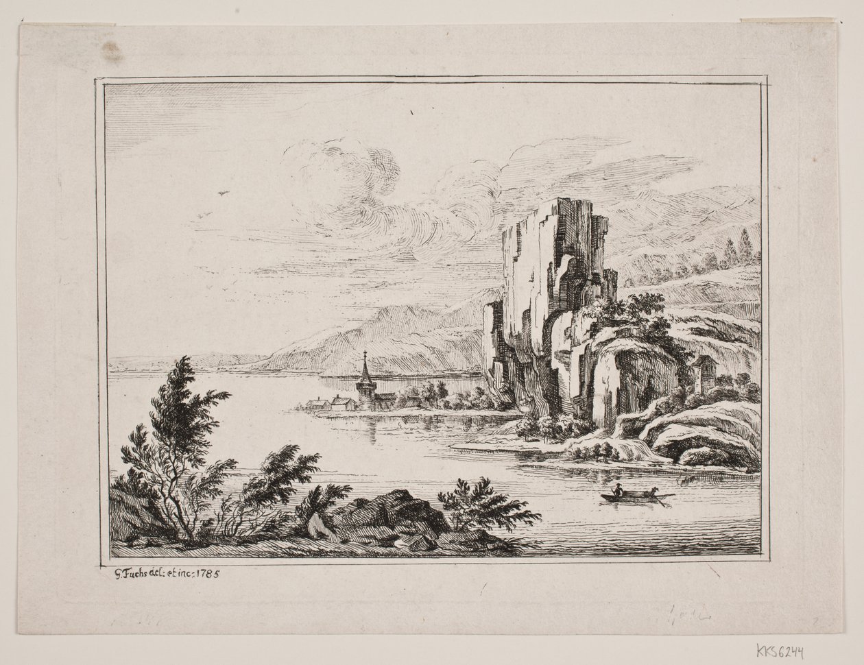 Paysage de montagne près d