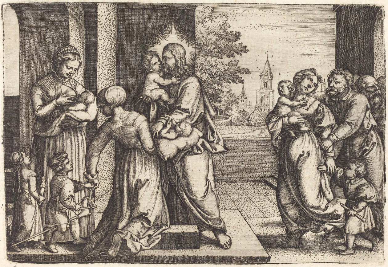 Christ entouré d