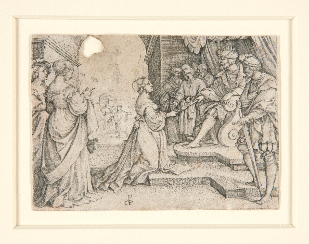 Esther devant Assuérus - Georg Pencz