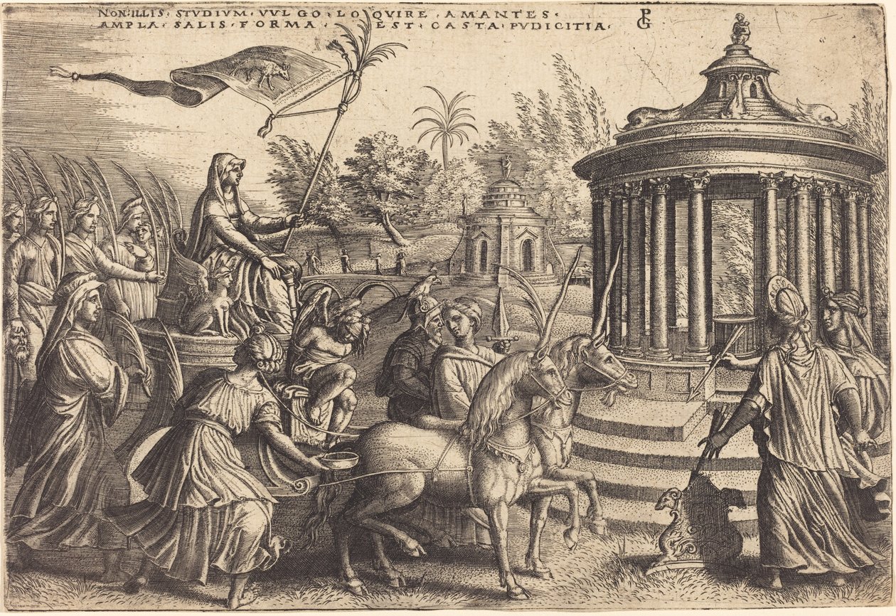 Le Triomphe de la Chasteté - Georg Pencz