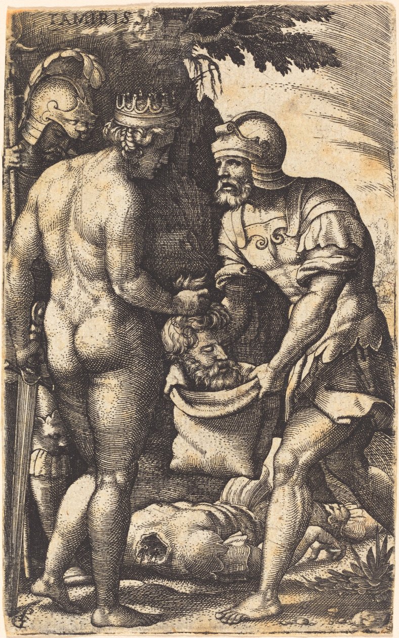 Tomyris avec la tête de Cyrus - Georg Pencz