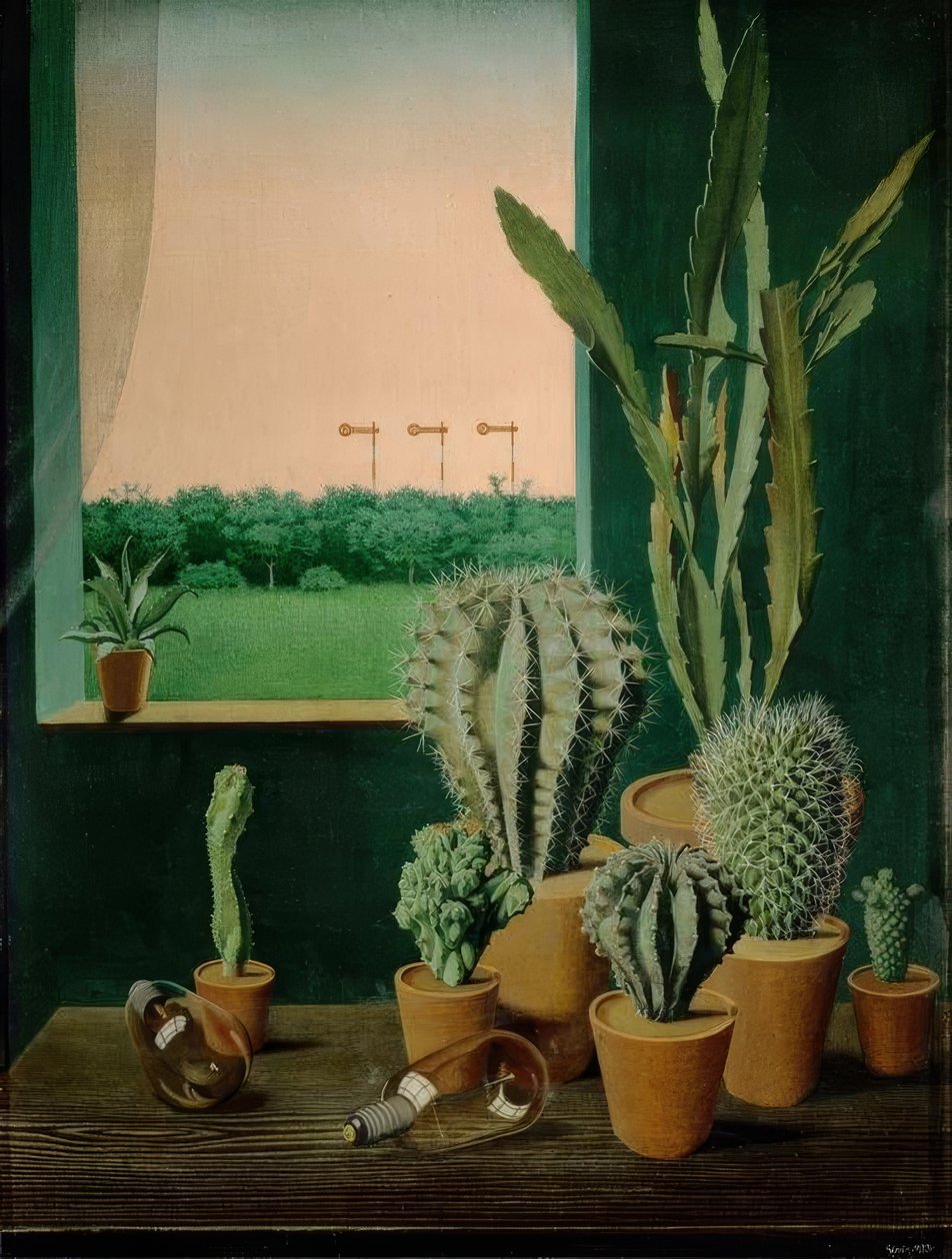 Cactus et sémaphore - Georg Scholz