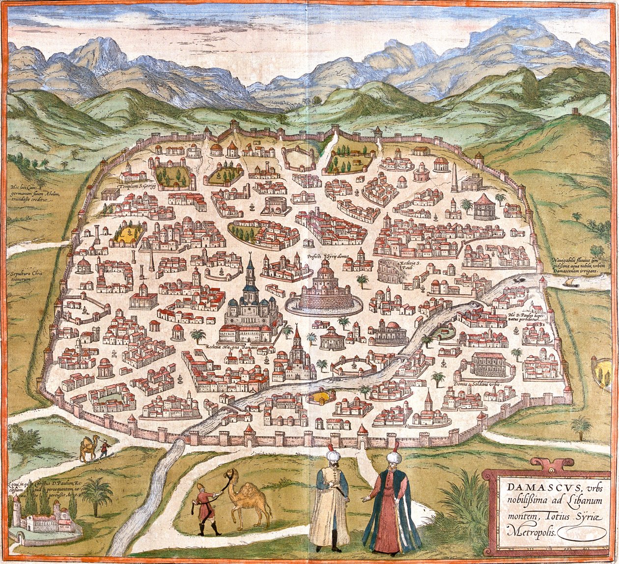 Damas, Syrie - Georg and Hogenberg Franz (1535 90) Braun