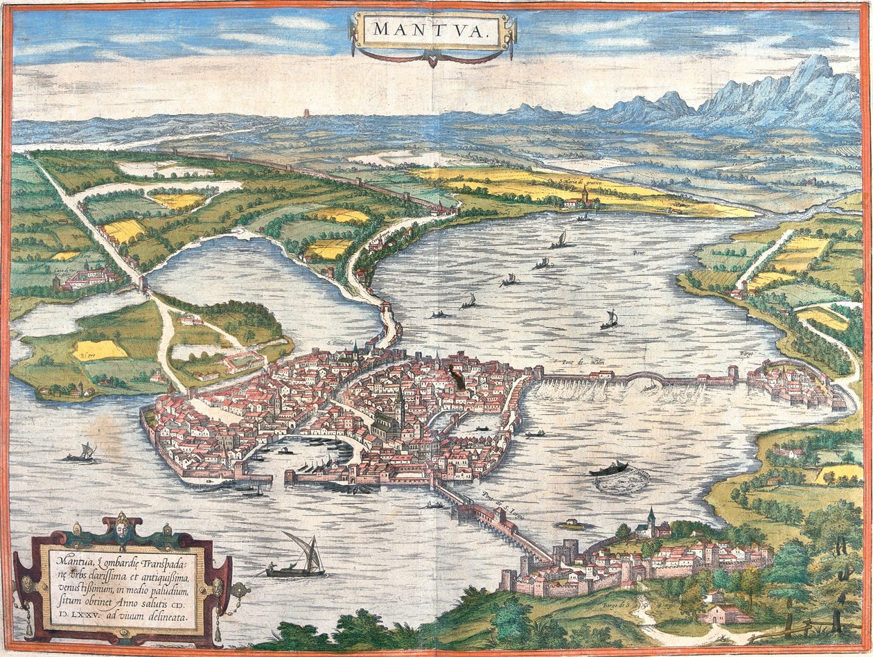 Mantoue, Italie - Georg and Hogenberg Franz (1535 90) Braun