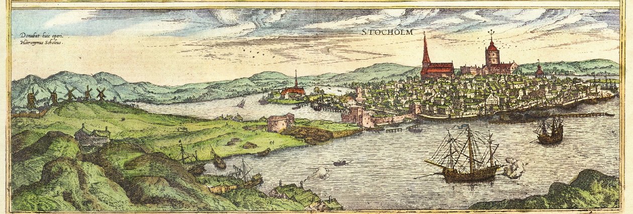 Stockholm, Suède - Georg and Hogenberg Franz (1535 90) Braun