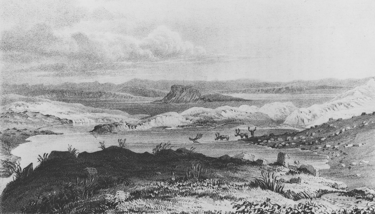 Lac Sussex, source de la rivière Thlew-ee-cho - George Back