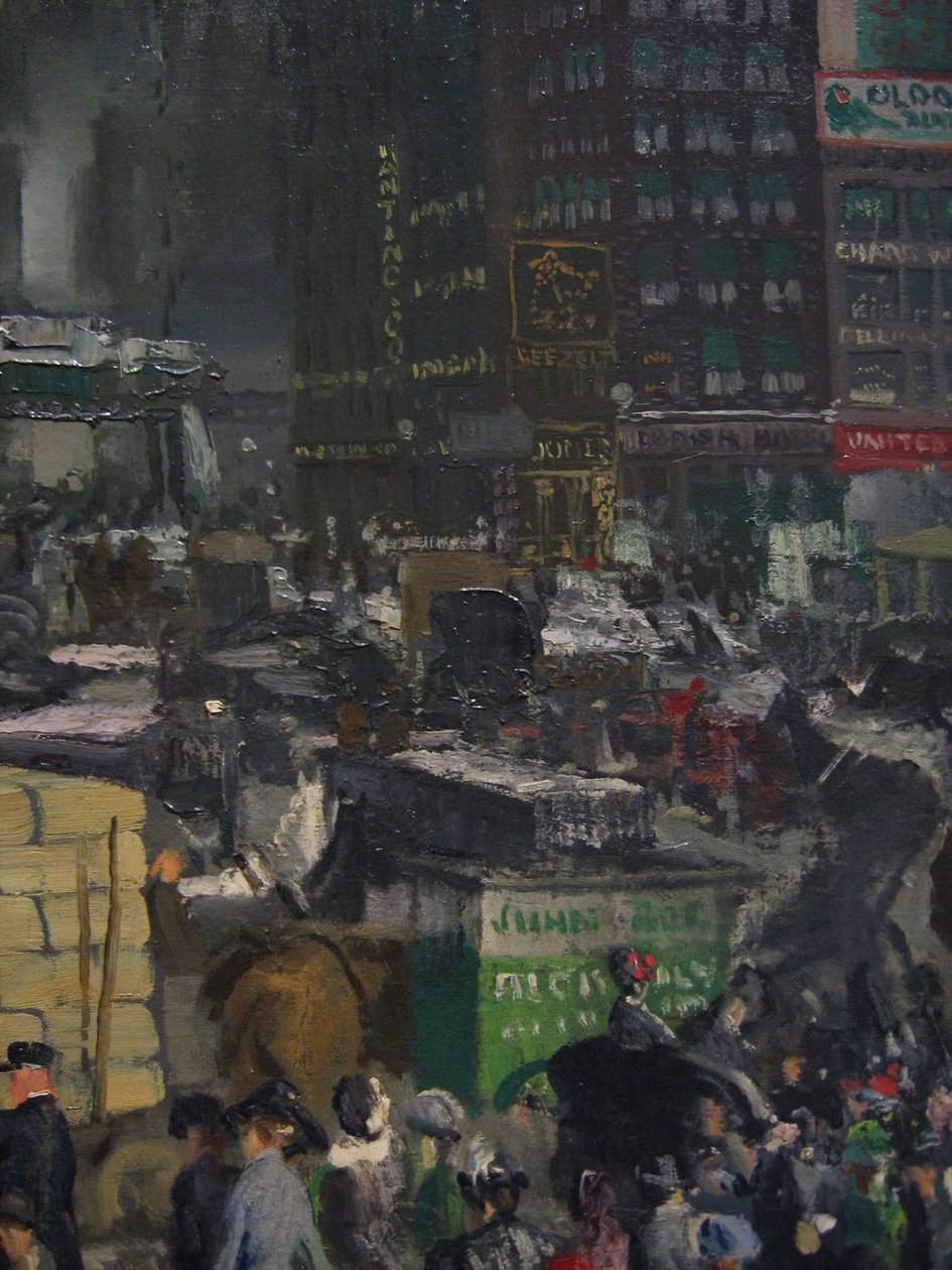 New York (détail) - George Wesley Bellows