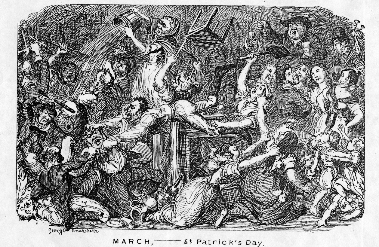 Mars, la Saint-Patrick, de 