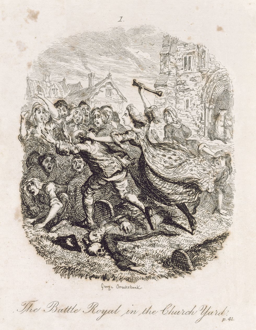 La bataille royale dans le cimetière, de 