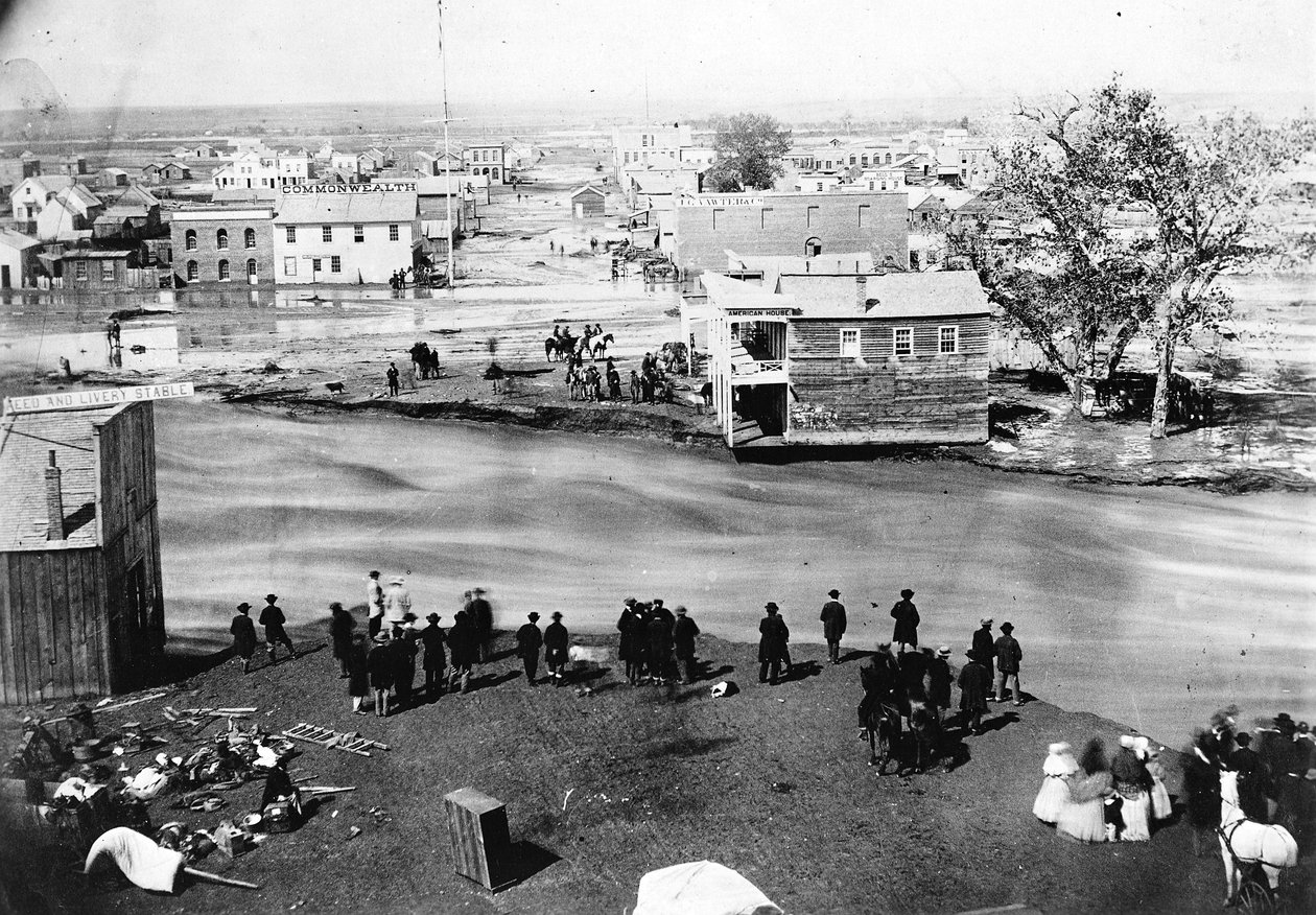 La Grande Inondation, Denver, Colorado, 19 mai 1864 - George D. Wakely