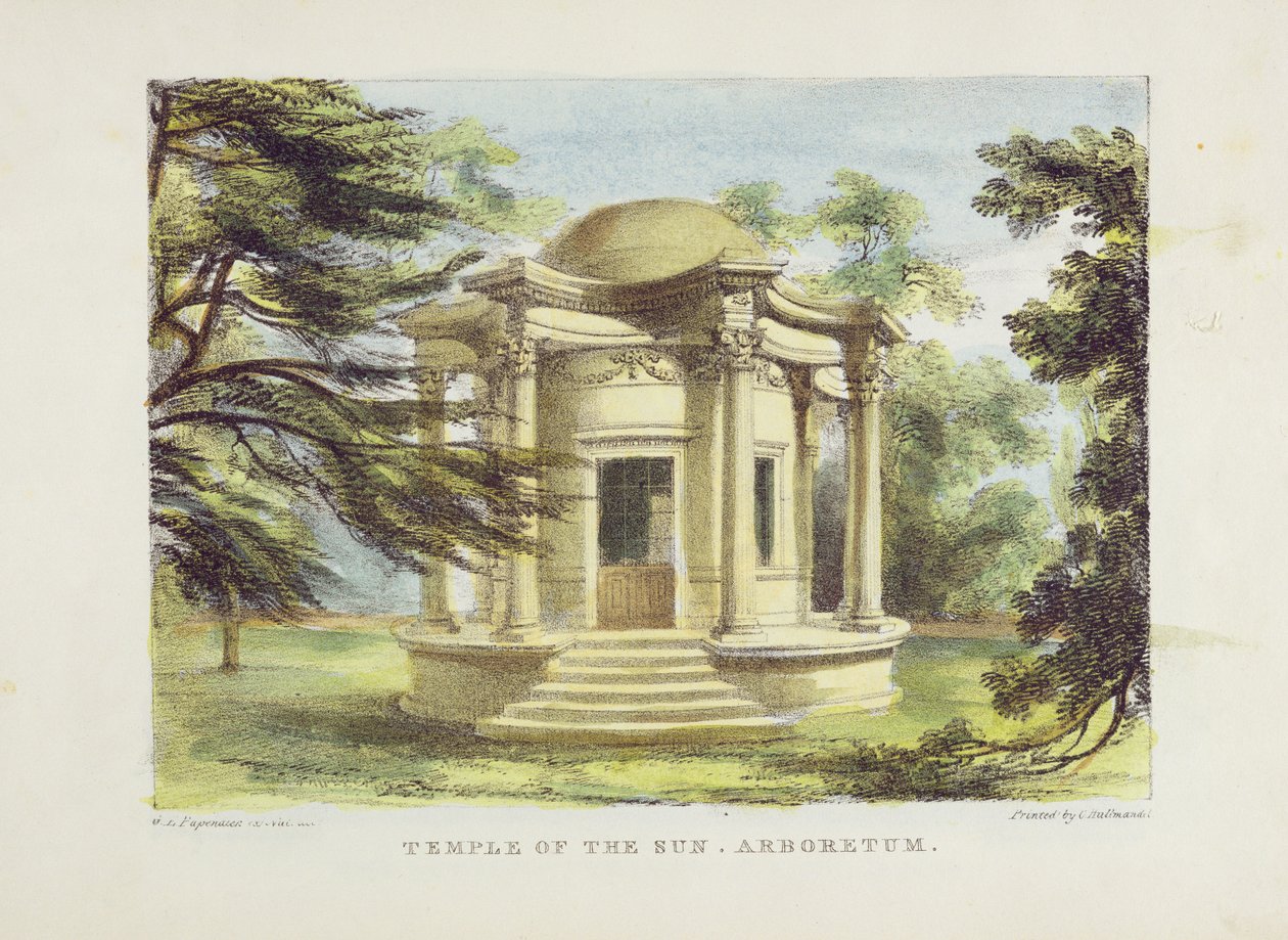 Temple de la Victoire, Jardins de Kew, planche 19 de 