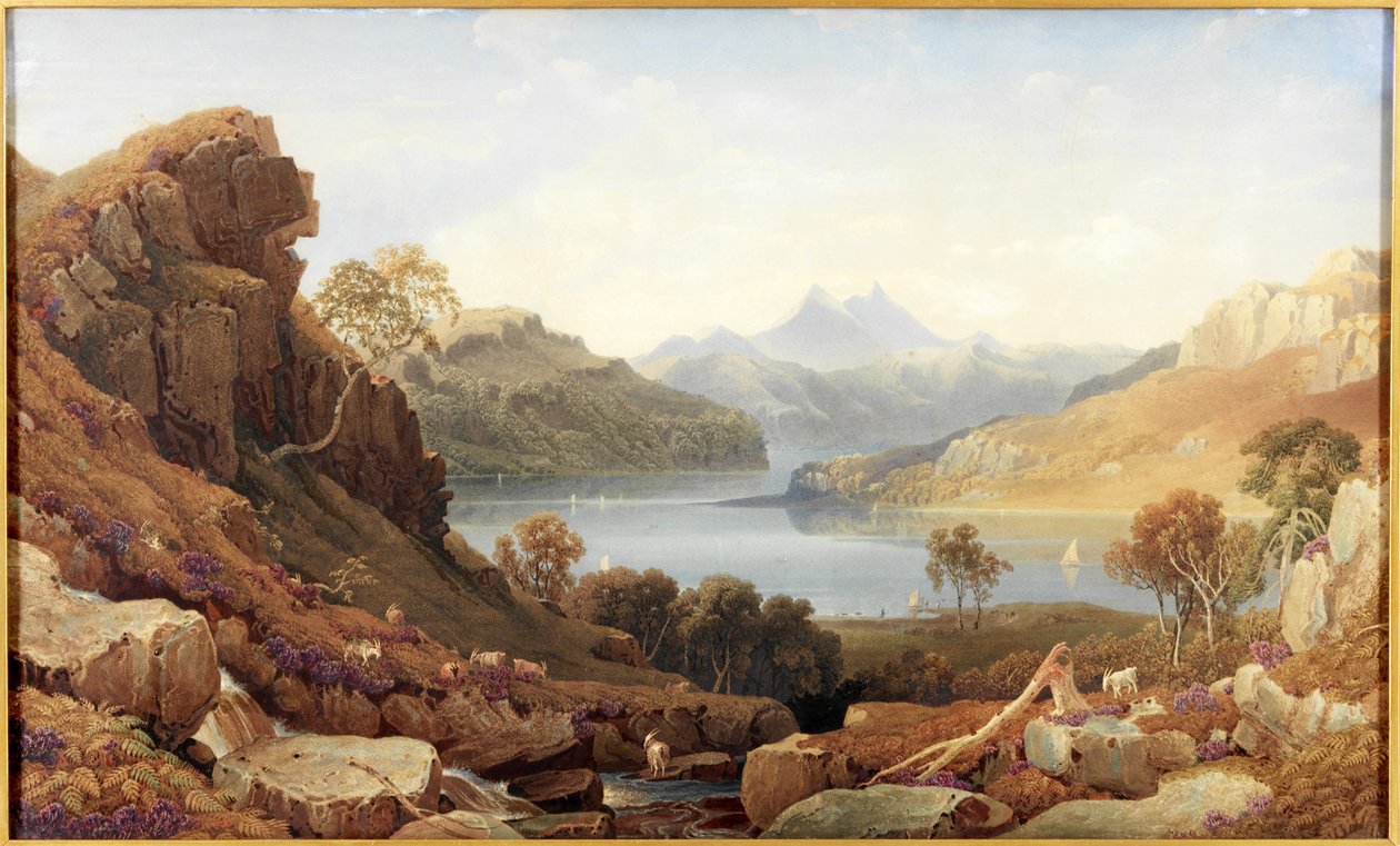Un loch en Argyll - George Fennel Robson