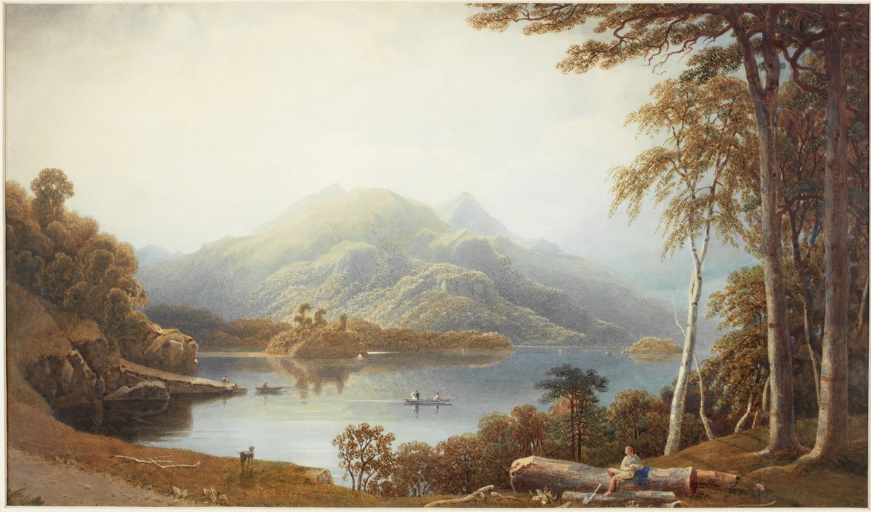 Lac Inférieur à Killarney depuis Muckross - George Fennel Robson